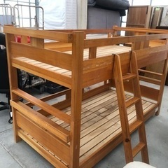 2段ベッド 木製 W2130×D1050×H1400