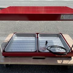 ☆中古品 タイジ YAIJI ホットショーケース FS-200 2018年製 580ｘ363ｘ363㎜ 保温庫 100Ｖ 店舗 唐揚げ 動作問題なし☆