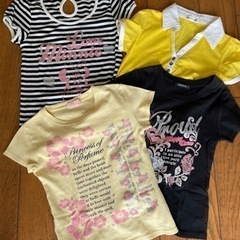 女の子向け リズリサ トゥララなど Mサイズ Tシャツ4点セット