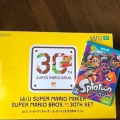 Wii U スーパーマリオ30周年セット&スプラトゥーン