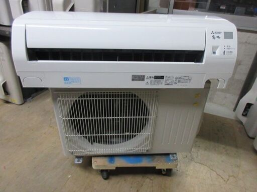 K03472　三菱　 中古エアコン　主に6畳用　冷房能力　2.2KW ／ 暖房能力　2.5KW