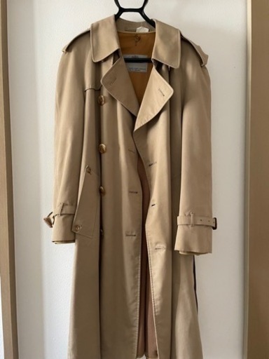 再値下げ ヴィンテージ aquascutum トレンチコート ベージュ-