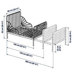 IKEA 伸縮ベッド 譲ります