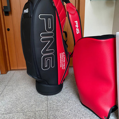 ピン　キャディバッグ　カッコイイ男女兼用　ゴルフ