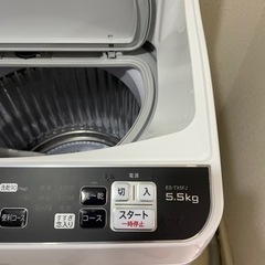 5.5kg 洗濯乾燥機 ホワイト系SHARP ES-TX5F-S のJoshinオリジナル