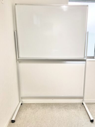 その他 ホワイトボード【場所をとらないL字脚】【跡が残りにくい 