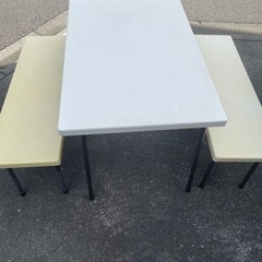 IKEA ガーデンテーブル&ベンチセット