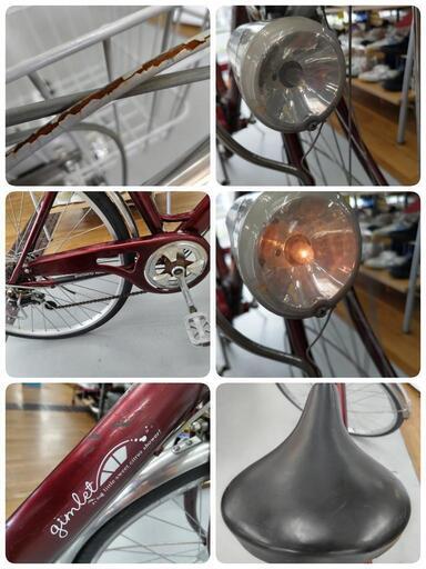 J090 軽快自転車 gimlet ダイナモオート 6段変速 27インチ