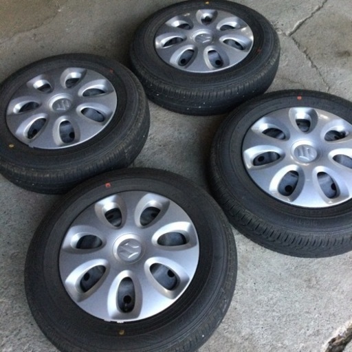 ホイール付き夏タイヤ　ダンロップ145/80R13