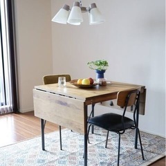 クリームソーダ ヒョウ柄 切り替えし プルオーバーシャツ 金タグ-（交渉中）【JOURNAL STANDARD FURNITURE】PSF BUTTERFLY TABLE ピーエスエフバタフライテーブル