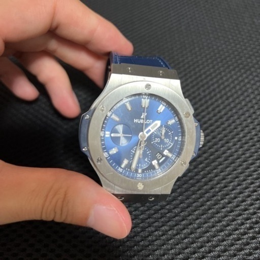 HUBLOT ビッグバン スチールブルー箱付き　保証書付き