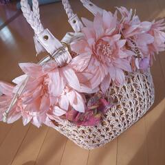 LIZ LISA リズリサのお花がモチーフの籠バッグ