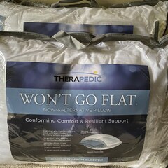 Therapedic Won't Go Flat Pillow　