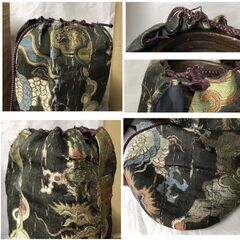 e1600 古南蛮 花入 おとし付 縄暖簾紋 木箱入り 南蛮花入 茶道具