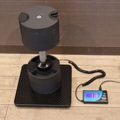 【ヤ取終了8/20】≪T042ジ≫美品 FlexBell/フレックスベル 可変式ダンベル ペア (２個１セット) ９段階可変/2kg-32kg 筋トレ/フィットネス 現状品