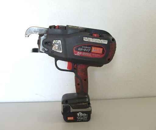 MAX リバータイア 鉄筋結束機 RB-399A 赤 バッテリ×1/充電器/ケース
