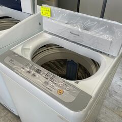 洗濯機の分解クリーニング行っています！配送設置込み　パナソニック5.0K洗濯機　2018年製基盤　トップカバー　洗濯蓋　パネル新品交換！！分解クリーニング済み！！
