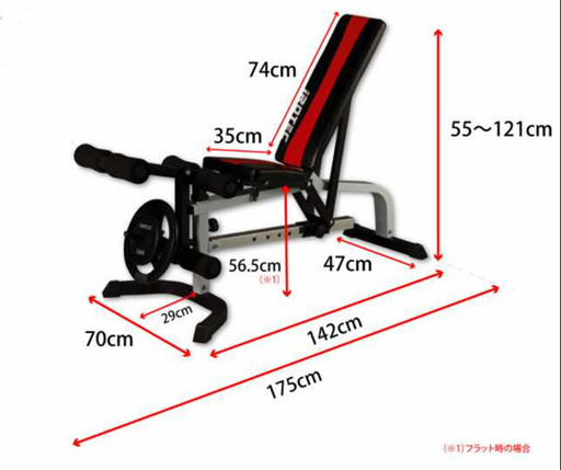 アイロテックマルチベンチ、アジャストベンチインクラインデクライン