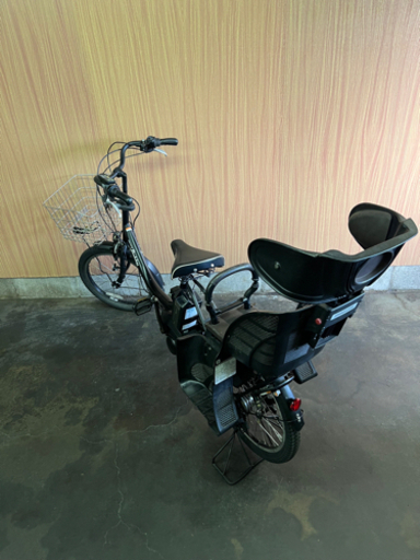 格安‼️ 子供乗せ 電動自転車 YAMAHA バビー  ブラック 20インチ 充電器 8.7Ahバッテリー付き❗️自宅引き取り割引き有り⭕️