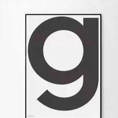 アルファベットポスター g