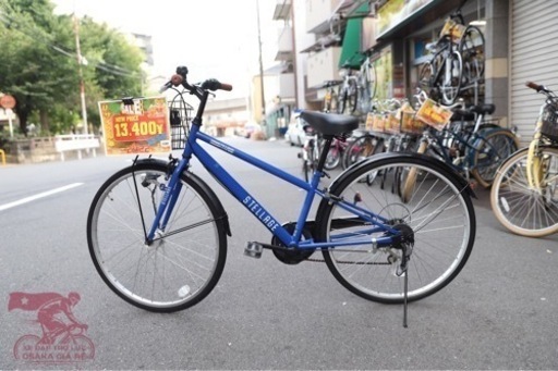 軽快車ーブルー中古自転車