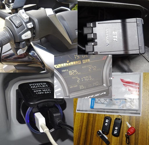 ホンダ フォルツァ FORZA MF13 2018年式 ETC付 USB充電2口有 美品