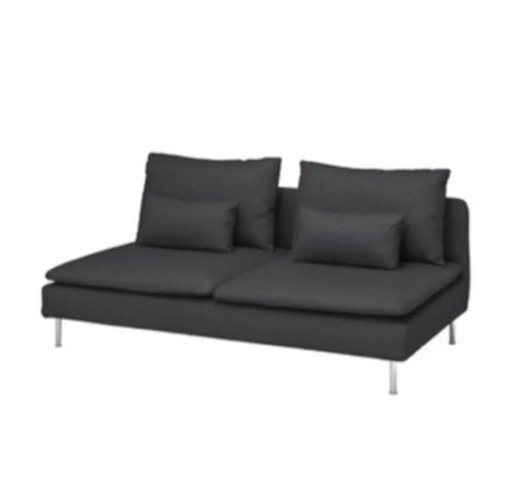 【IKEA】ソーデルハムン 3人掛けソファ用カバー　サムスタダークグレー