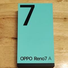 【新品未開封】OPPO　Reno7 A  SIMフリー　ブラック