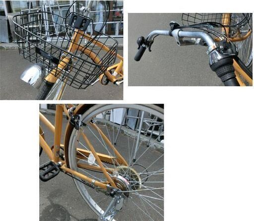 シティサイクル 26インチ キャメル あさひ ASAHI INNOVATION FACTORY