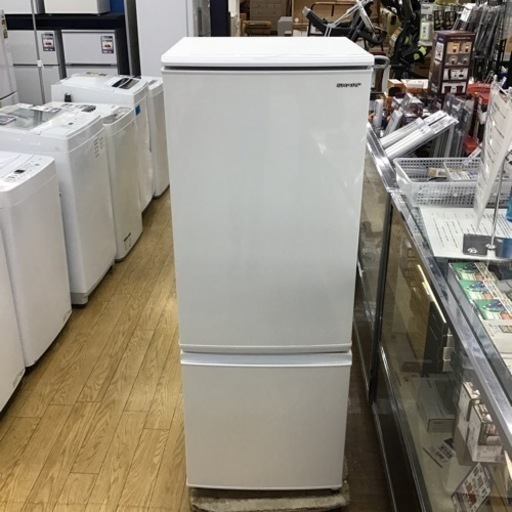 #H-60【ご来店頂ける方限定】SHARPの2ドア冷凍冷蔵庫です