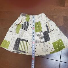 120サイズ位の手作りのスカート(綿素材)5