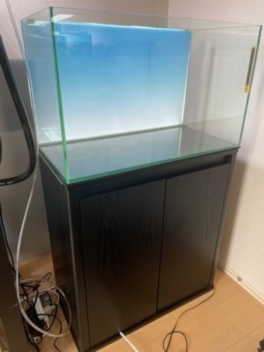 水槽 60cm 水槽台 LEDバックスクリーン セット