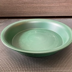 鉢皿 受皿 アップルウェアー 中深皿7号 緑色