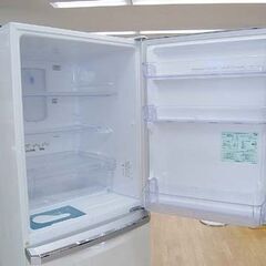 冷蔵庫 335L 2010年製 3ドア 三菱 MR-C34R-W 自動製氷機能付き ホワイト/