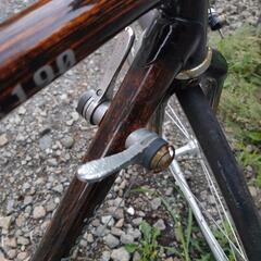 木目塗装が珍しいロードバイク 即乗りOK