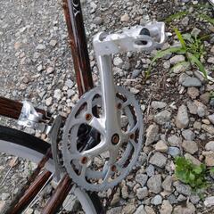 木目塗装が珍しいロードバイク 即乗りOK