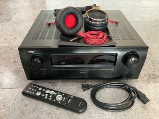 中古DENON 7.1ch AVアンプ AVC-3310-K ヘッドホンおまけ付