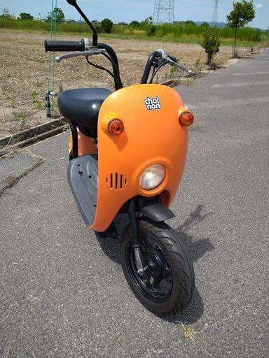 【取引完了】スズキ　チョイノリ　オレンジ　50cc　実働車です