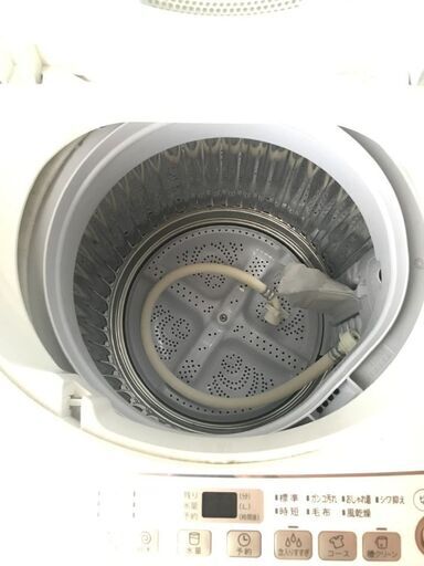 シャープ　洗濯機　ES-G60TC　ホワイト　中古