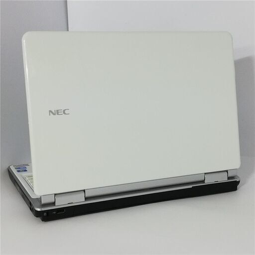 保証付 即使用可能 Wi-Fi有 15.6型 NEC ノートパソコン PC-LL750CS6W ホワイト 中古良品 Core i5 4GB BD-R 無線LAN Windows10 Office