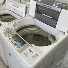 洗濯機の分解クリーニング行っています！配送設置込み 日立7.0K洗濯機