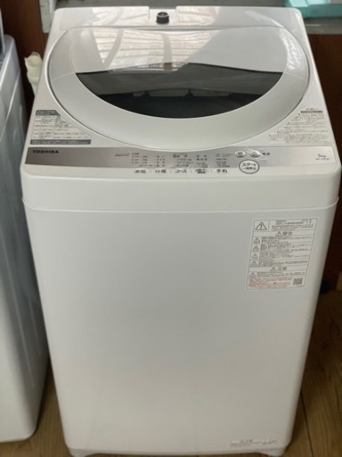 送料・設置込み　洗濯機　5kg TOSHIBA 2020年