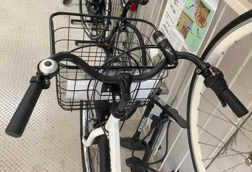 自転車 Caderna 27インチ 変速あり ホワイト【ユーズドユーズ名古屋