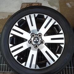 三菱デリカ D:5 純正ホイール 4本セット タイヤはおまけ 神戸市内無料配達いたします