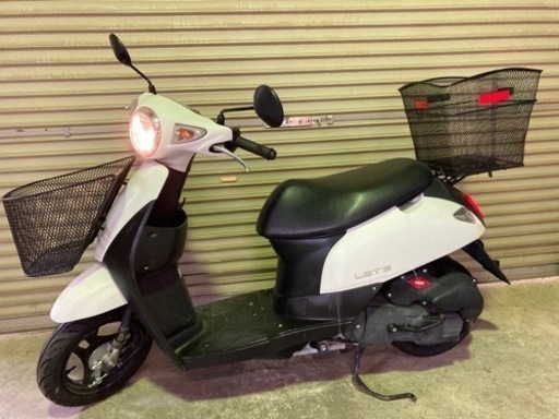 【売約済】美品 実働 タイヤ新品 BT新品 スズキ CA4AA レッツ 4スト インジェクションバイク 原付 スクーター おまけ付き