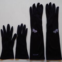 UVカット手袋・ブラック