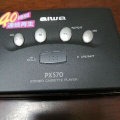 アイワ　カセットプレイヤーpx-570