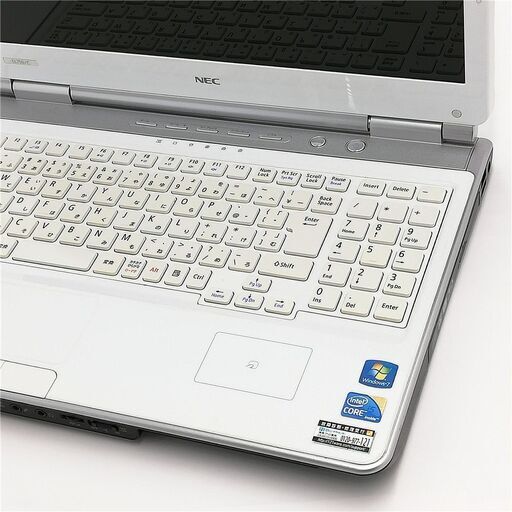 即使用可能 Wi-Fi有 15.6型 NEC ノートパソコン PC-LL750CS6W ホワイト 中古良品 Core i5 4GB BD-R 無線 Windows10 Office