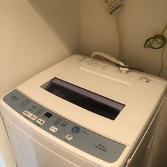 AQUA 2018年製　縦型洗濯機　10/1(土)10/2(日)...