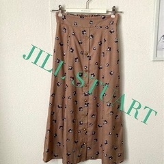 【未使用】JILL STUART 花柄ロングスカート